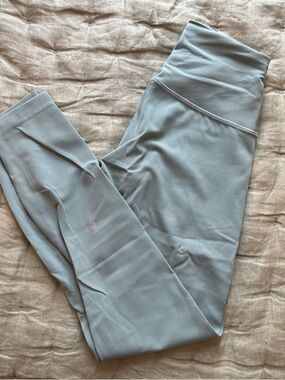 lululemon athletica Light Blue/Gray High-Waist Leggings